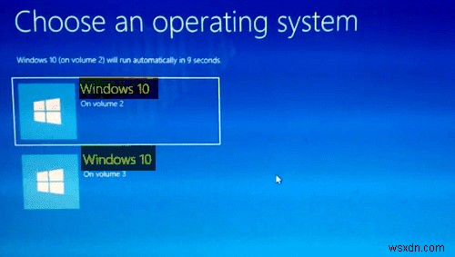 Thay đổi văn bản trình đơn khởi động, khi khởi động kép cùng một phiên bản Windows 11/10 