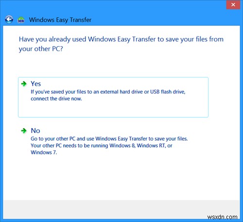 Chuyển hồ sơ người dùng trong hệ điều hành Windows bằng Windows Easy Transfer 