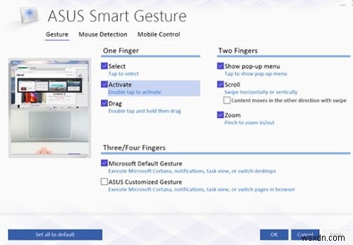 Khắc phục ASUS Smart Gesture không hoạt động trên Windows 10 