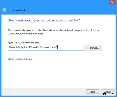 Cách xóa Clipboard bằng Lối tắt, CMD hoặc Menu ngữ cảnh trong Windows 10 