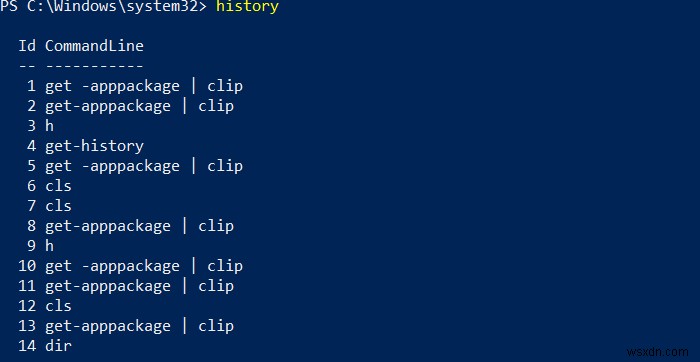 Cách xem Lịch sử lệnh PowerShell trên Windows 10 