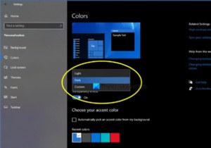 Cách Bật hoặc Bật Chế độ tối hoặc Chủ đề trong Windows 10 