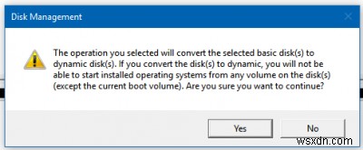 Cách kết hợp hai ổ cứng thành một trên PC chạy Windows 11/10 