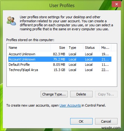 Tài khoản người dùng bị thiếu sau khi nâng cấp lên Windows 11/10 