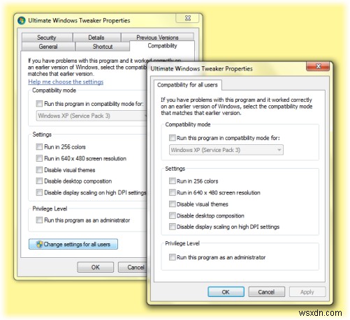 Cách đặt Chương trình luôn chạy với tư cách Quản trị viên trong Windows 11/10 
