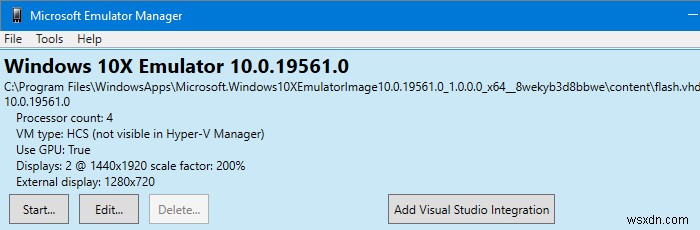 Cách cài đặt Windows 10X Emulator trên Windows 10 