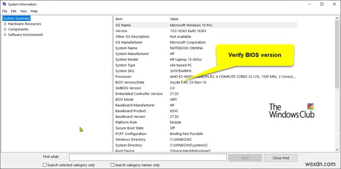 Dell BIOS Update không cài đặt - Không thể phát hiện cài đặt bảo mật của bạn 