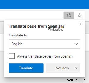 Tắt hoặc bật tính năng dịch ngôn ngữ trang web; Thêm hoặc thay đổi ngôn ngữ hiển thị trong Microsoft Edge 