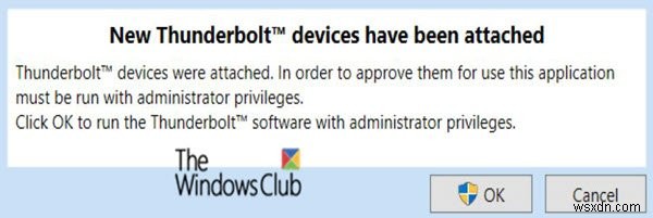 Phần mềm Thunderbolt Dock đã ngừng hoạt động trên Windows 11/10 