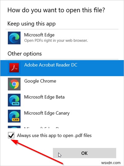 Cách thay đổi Trình xem PDF mặc định trong Windows 10 từ Edge sang bất kỳ trình nào khác 