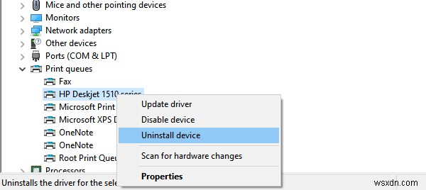 Windows không thể định vị trình điều khiển in phù hợp trên Windows 11/10 