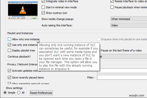 Cách phát nhiều video trên VLC Player trong Windows 10 