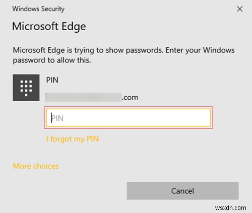 Bật và quản lý mật khẩu &điền biểu mẫu trong trình duyệt Edge trên Windows 10 