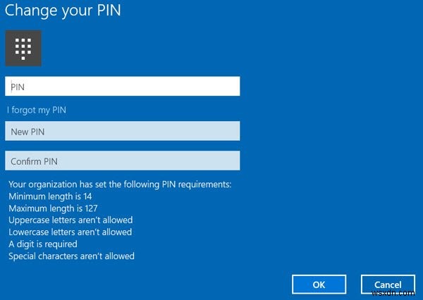 Cách bật và cấu hình Chính sách nhóm phức hợp mã PIN trong Windows 11/10 