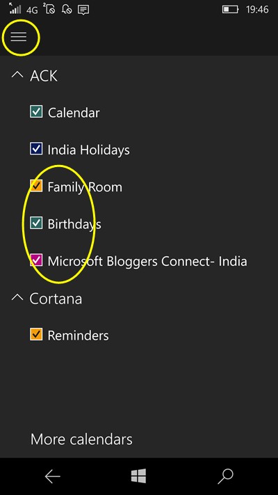 Cách xóa Danh bạ và Sinh nhật trên Facebook khỏi Lịch trong Windows 10 