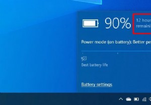 Cách bật Thời gian Pin còn lại trong Windows 10 