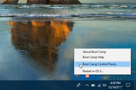 Sử dụng Boot Camp để thiết lập Bàn phím &Bàn di chuột sau khi cài đặt Windows trên MacBook 