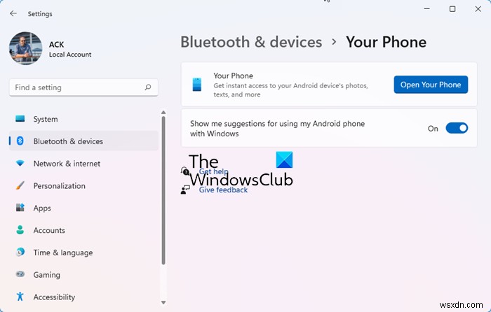 Cách sử dụng ứng dụng Điện thoại của bạn trong Windows 11/10 