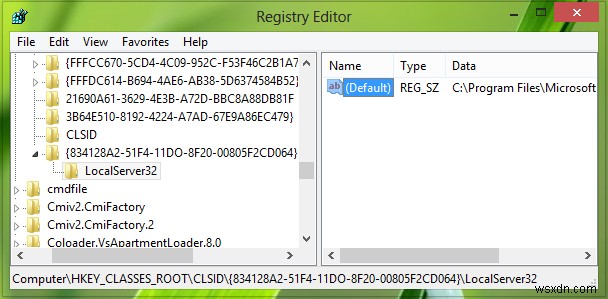 Cách đặt Trình gỡ lỗi tập lệnh mặc định bằng Registry trong Windows 10 