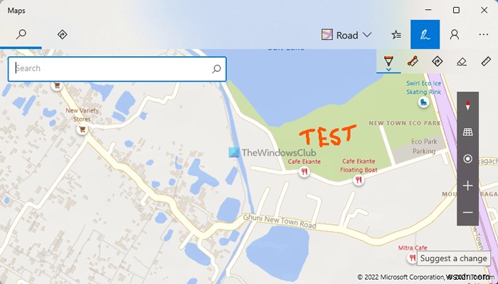 Cách sử dụng Windows Ink trong ứng dụng Bản đồ Windows 11/10 