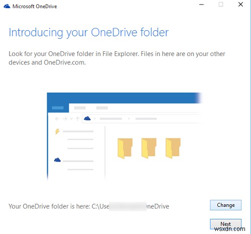Di chuyển hoặc thay đổi vị trí của thư mục OneDrive trong Windows 11/10 