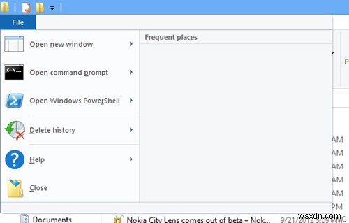 Xóa các mục khỏi danh sách Địa điểm Thường xuyên trong File Explorer trên Windows 10 