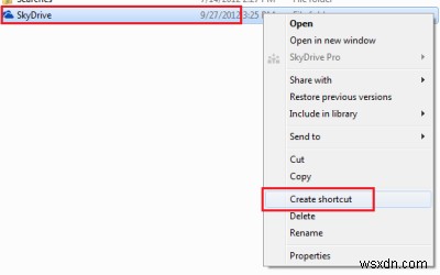 Thêm lối tắt OneDrive vào menu  Gửi tới  trong Windows 11/10 
