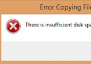 Không có đủ dung lượng đĩa để hoàn tất thao tác trên Windows 10 