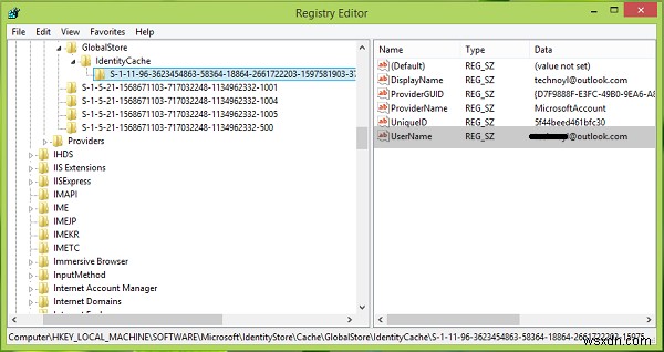 Tài khoản của bạn không được thay đổi thành tài khoản Microsoft này, Mã 0x80070426 