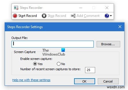 Cách sử dụng Trình ghi bước trong Windows 10 