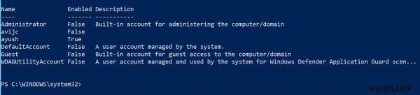 Cách quản lý Nhóm và Người dùng Cục bộ bằng Windows PowerShell 