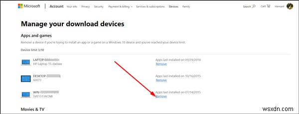 Cách thu hồi giấy phép ứng dụng Microsoft Store trên thiết bị Windows 10 