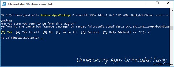 Cách gỡ cài đặt ứng dụng Microsoft Store khỏi Tài khoản người dùng của bạn trong Windows 11/10 bằng PowerShell 