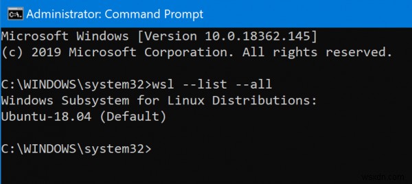 Cách nhập và xuất các bản phân phối WSL trên Windows 10 