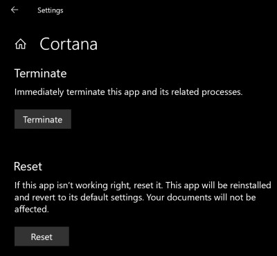 Cortana Web Preview không hoạt động trên Windows 10 