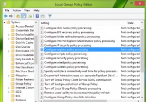 Cách tắt Xử lý nền của Chính sách đăng ký trong Windows 10 