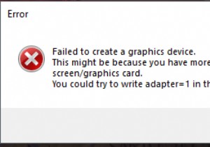 Không tạo được lỗi thiết bị đồ họa trên Windows 10 