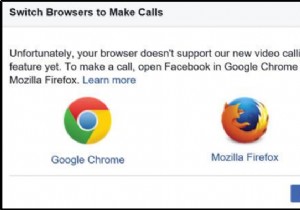 Cuộc gọi thoại và video trên Facebook Messenger không hoạt động trên Edge mới 