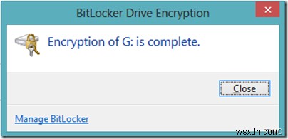 Bảo mật các thiết bị lưu trữ di động bằng BitLocker To Go trong Windows 11/10 