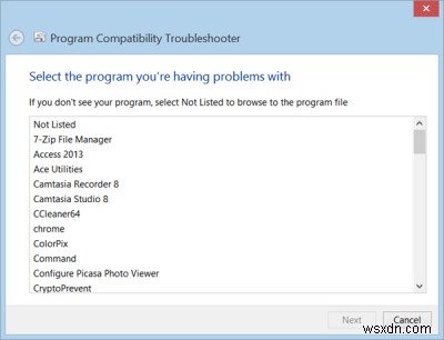Trình gỡ rối tương thích chương trình trong Windows 11/10 