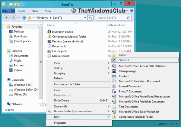 Cách thêm Chương trình vào Khởi chạy nhanh thông qua Trình đơn ngữ cảnh trong Windows 10 