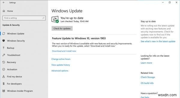 Windows 10 v1903 tháng 5 năm 2019 Cập nhật danh sách tính năng mới 