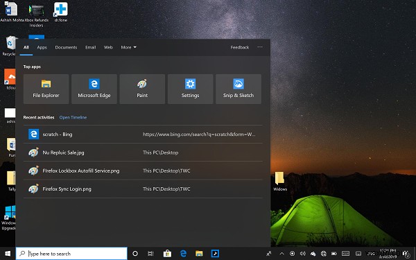 Windows 10 v1903 tháng 5 năm 2019 Cập nhật danh sách tính năng mới 