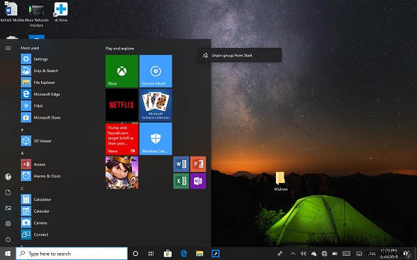 Windows 10 v1903 tháng 5 năm 2019 Cập nhật danh sách tính năng mới 