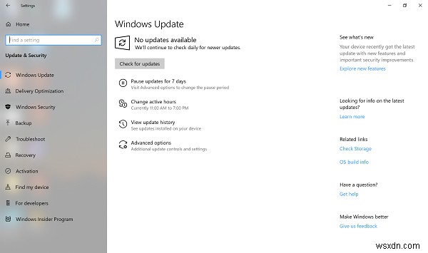 Windows 10 v1903 tháng 5 năm 2019 Cập nhật danh sách tính năng mới 