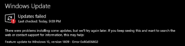 Lỗi 0x80d06802 cho Windows Update hoặc Microsoft Store trên Windows 10 
