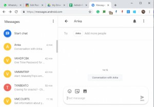 Cách gửi tin nhắn văn bản từ Windows 10 với Android Phone 