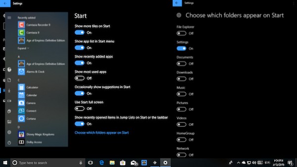 Hướng dẫn tùy chỉnh Start Menu và Taskbar của Windows 10 