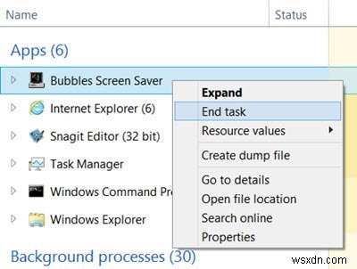 Cách chạy Trình bảo vệ màn hình làm Hình nền trong Windows 11/10 
