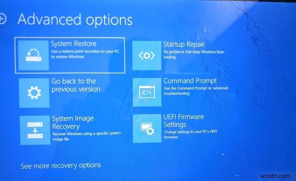 Hệ thống không có bất kỳ lỗi tùy chọn khởi động USB nào trong Windows 10 